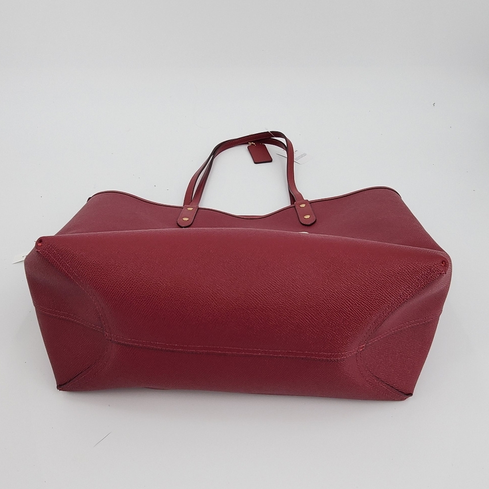 Coach Reversible Red Tote Horse Signature Bag - Picture 6 of 6